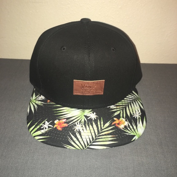 vans floral snapback